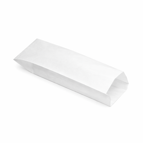 Sacchetto per panino in carta antiunto bianca 100x40mm H300mm