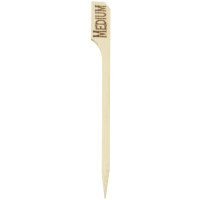 Stecchino per carne Teppo Gushi in bambù, etichetta Medium (media) (FOR50)  H90mm