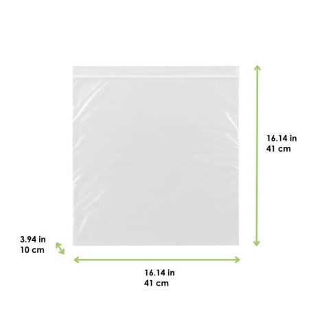 Bustina "Klever" richiudibile in BOPP 410x410mm H100mm
