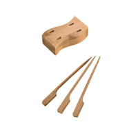 Mini supporto stecchini in bambù
