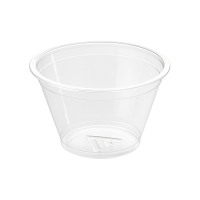 Bicchiere in PET trasparente  H58mm 210ml