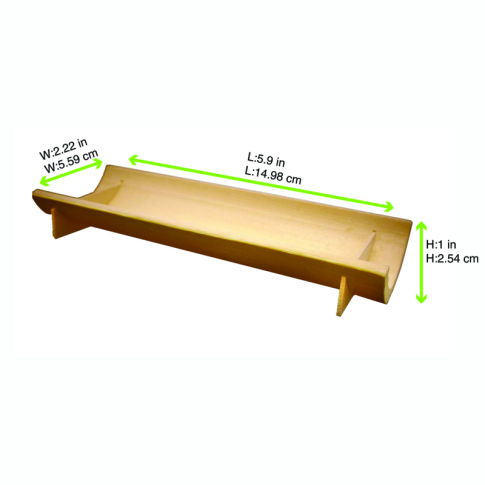 Piattomezza canna di bambù "Koshu"  150x60mm H23mm