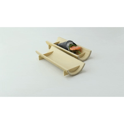 Piattomezza canna di bambù "Koshu"  150x60mm H23mm