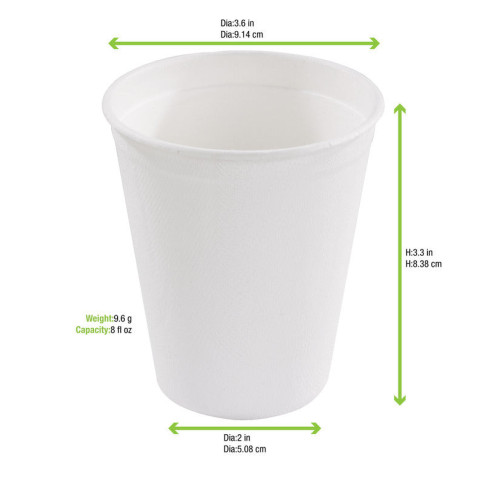 Bicchiere in polpa (PAP21)  H90mm 260ml