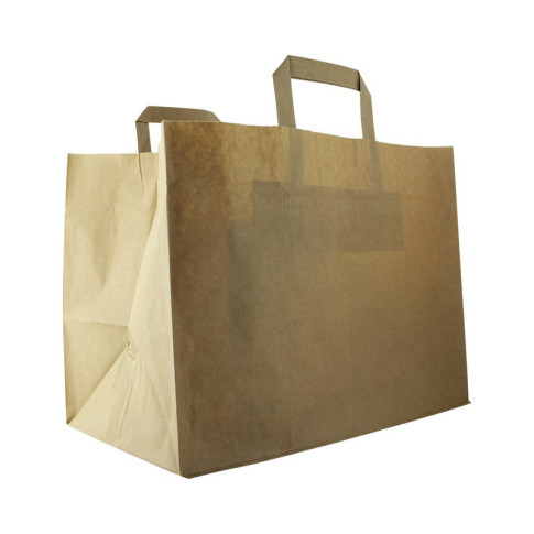 Shopper in carta kraft riciclato 320x200mm H250mm