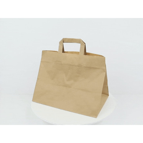 Shopper in carta kraft riciclato 320x200mm H250mm