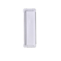 Piatto in cartone riciclato bianco 230x80mm