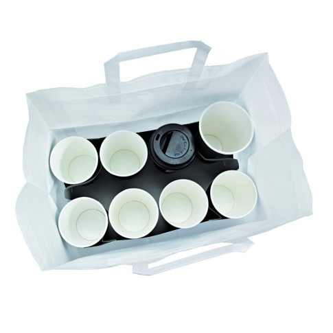 Shopper in carta bianca 320x200mm H250mm