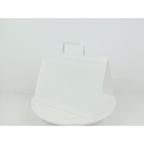Shopper in carta bianca 320x200mm H250mm