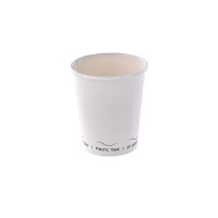 Bicchiere cartone bianco Eden plastic-free (PAP20)  H79mm 180ml