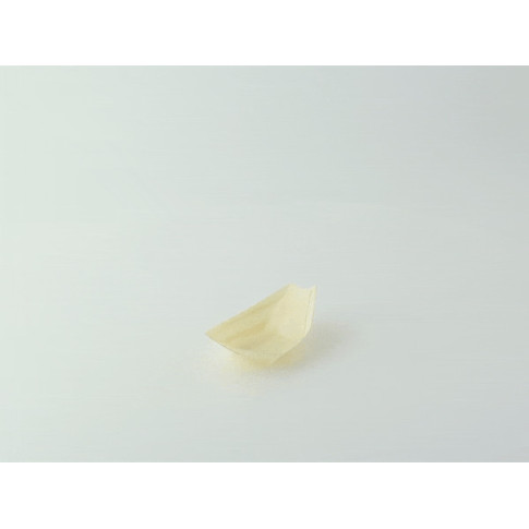 Vaschetta in legno a forma di barca 75x50mm H15mm