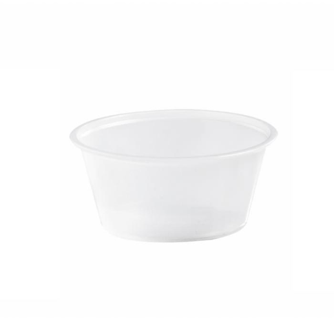 Contenitore in PS traslucida  H32mm 80ml