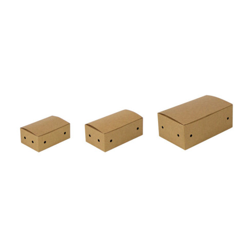 Scatola Kraft 9 pepite  140x78mm H53mm