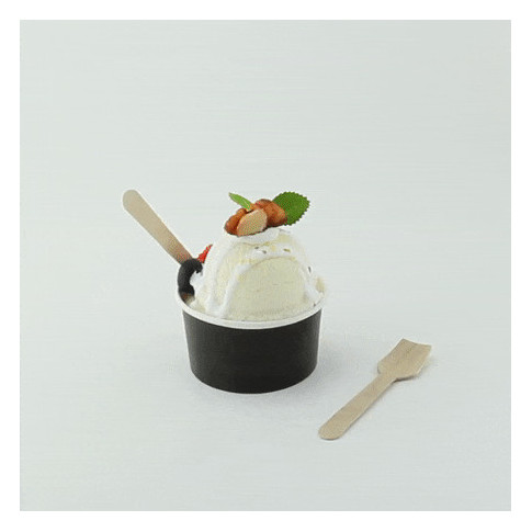 Cucchiaio da gelato in legno  H95mm