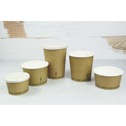 Contenitore da zuppa "Nature" biodegradabile  H115mm 700ml