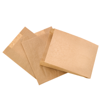 Sacchetto multiuso in carta scura kraft antiunto 140x70mm H210mm