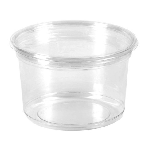 Contenitore "Deli" tondo in PET trasparente  H104mm 750ml