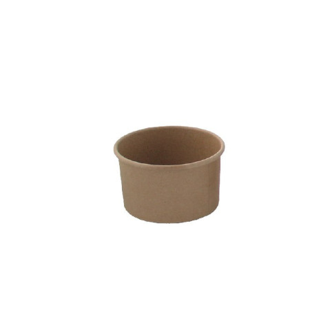 Contenitore in cartone kraft kraft per alimenti caldi e freddi  H44mm 130ml