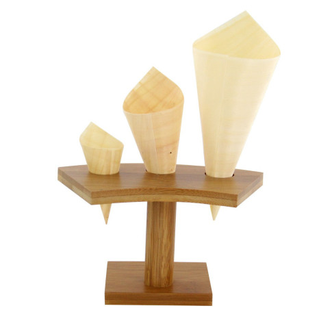 Cono in legno  H120mm