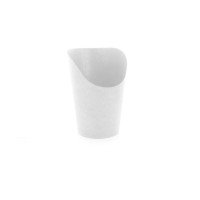 Bicchiere da snack in cartone bianco  H117mm 230ml