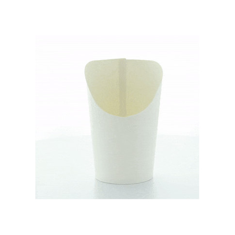 Bicchiere da snack in cartone bianco  H117mm 230ml