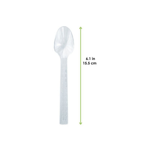 Cucchiaio plastica trasparente Lux 155