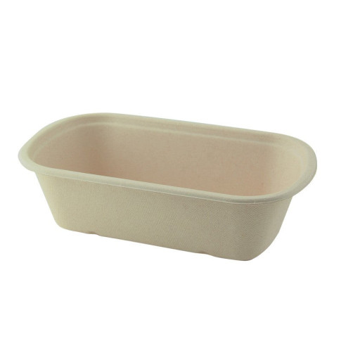 Coperchio rettangolare in polpa scura (PAP21) 269x139mm H16mm