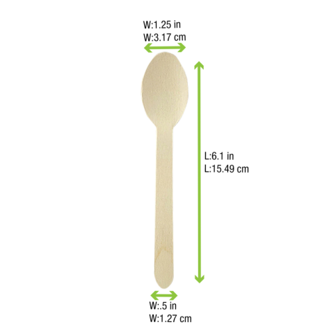 Cucchaio legno 13x34mm H158mm