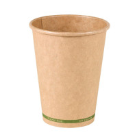 Bicchiere cartone kraft ZEN plastic-free (PAP20)  H110mm 350ml