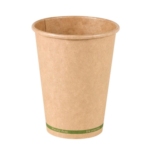 Bicchiere cartone kraft ZEN plastic-free (PAP20)  H110mm 350ml