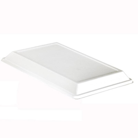 Vassoio "Eco-Design" in polpa di canna da zucchero a 3 scomparti 400x280mm