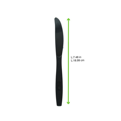 Coltello "Majesty" in plastica nera 192