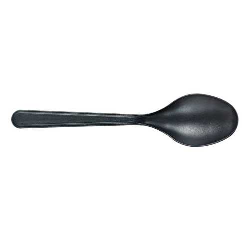 Cucchiaio da cucina SECTION SPOON cucchiaio scanalato nero