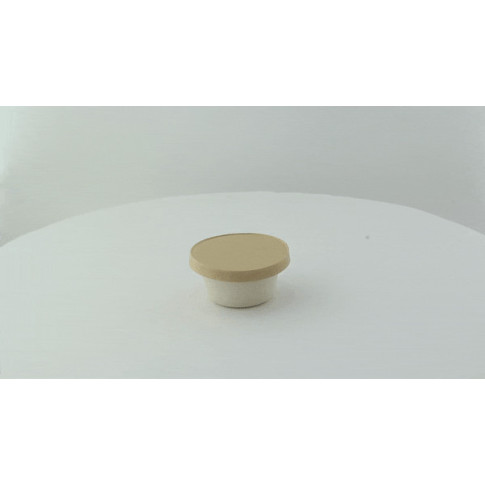 Coperchio in cartone kraft, alimenti caldi e freddi  H11mm