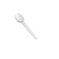 Cucchiaino da caffè in acciaio inox con custodia, da lavare prima dell'uso  128x27mm H15mm