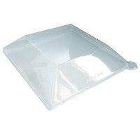 Coperchio per vassoi EcoDesign (PET1) 132x132mm H31mm