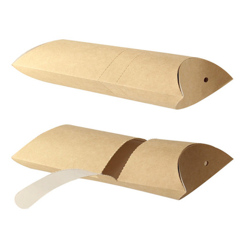 Scatola da crepes rettangolare in cartone kraft 100x45mm H160mm