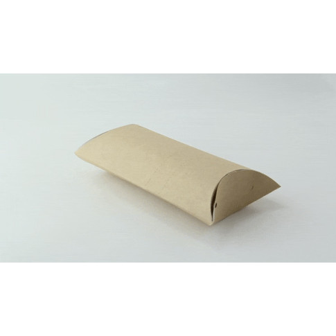 Scatola da crepes rettangolare in cartone kraft 100x45mm H160mm