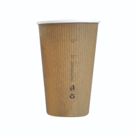 Bicchiere cartone lamina PLA (PAP20)  H132mm 450ml