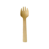 Mini forchetta in legno  H102mm