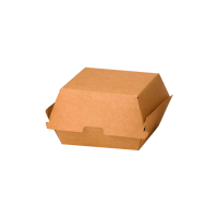 Scatola per hamburger in cartone kraft 150x135mm H80mm