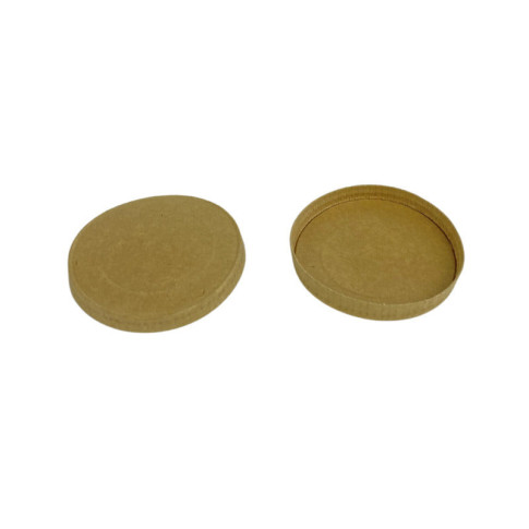 Coperchio piatto in cartone traforato per alimeniti e bevande calde (PAP21)  H7,5mm
