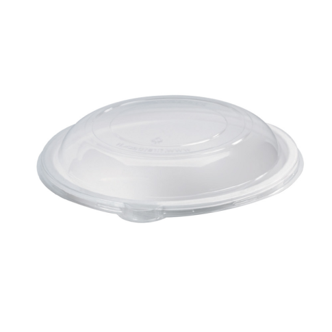 Coperchio a cupola in PET per piatto in polpa (PET1)  H0,3mm