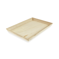 Vassoio da pasto "Noa" in legno 390x290mm H40mm