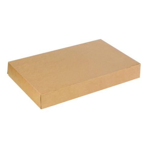 Scatola vassoio in cartone kraft 420x290mm H60mm