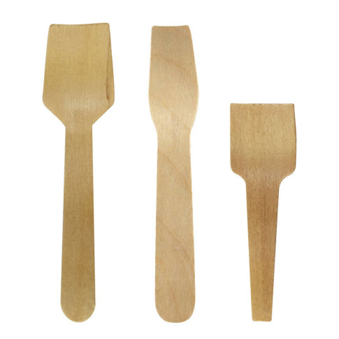 Cucchiaio da gelato in legno  H70mm
