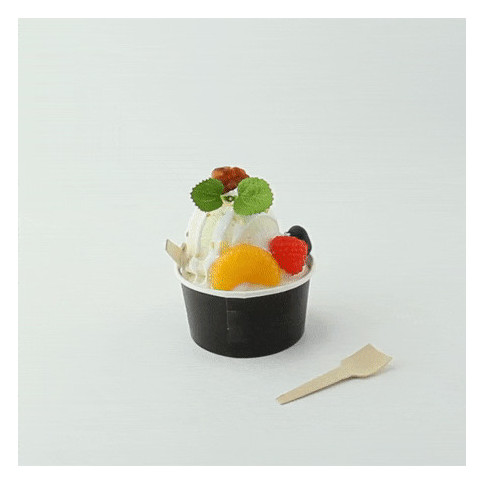 Cucchiaio da gelato in legno  H70mm