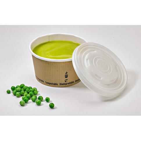 Contenitore da zuppa "Nature" biodegradabile  H149mm 940ml
