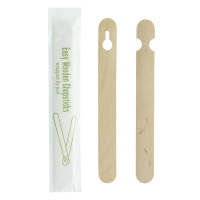 Coppia di bacchette in legno imbustate per principianti  H150mm