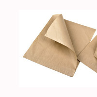 Sacchetto in carta scura aperto su 2 lati 120x130mm
